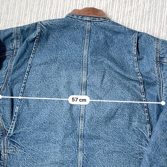 Vintage Carharrt C59 Duck Canvas Denim Chore Coat - Picture 8 of 10